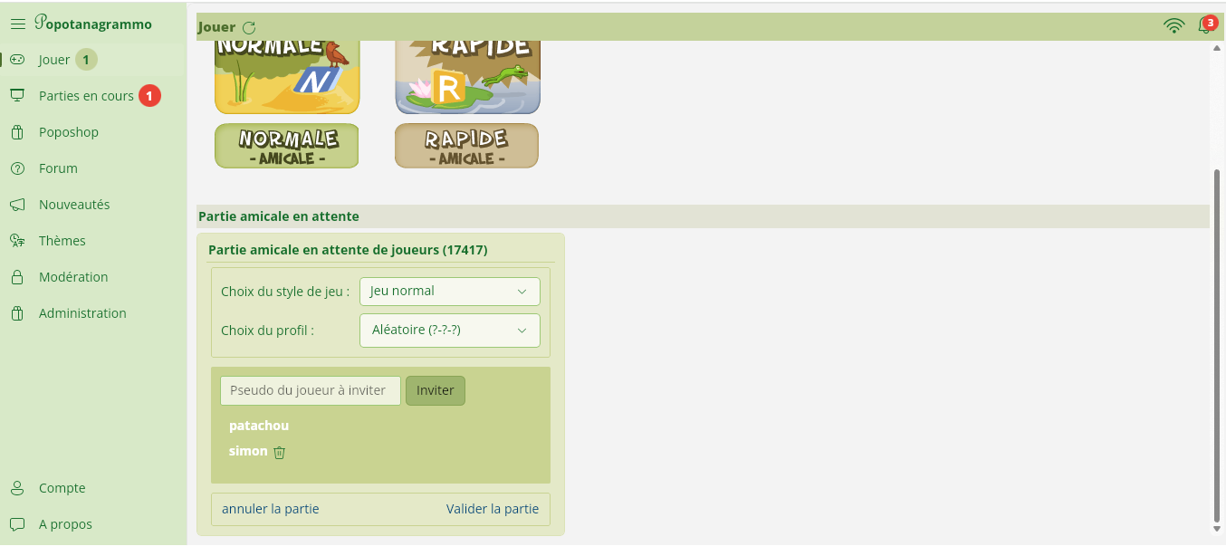 Partie amicale