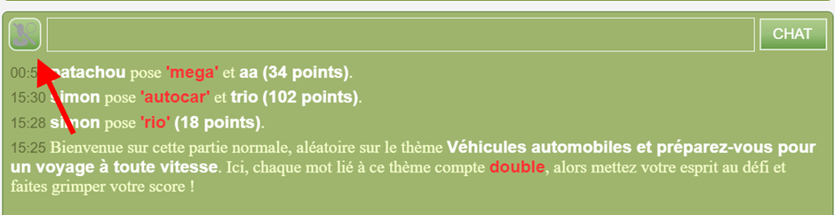 Lettres piochables